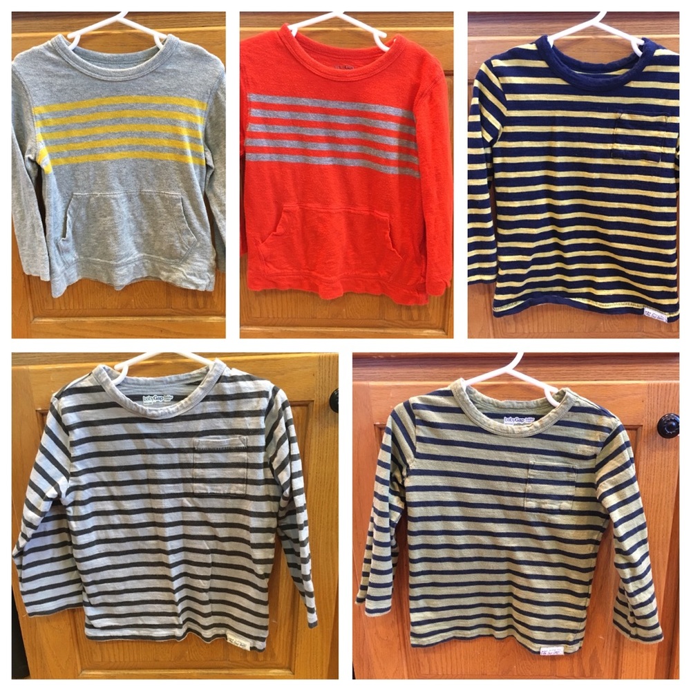 Baby Gap 5 tops in 3T